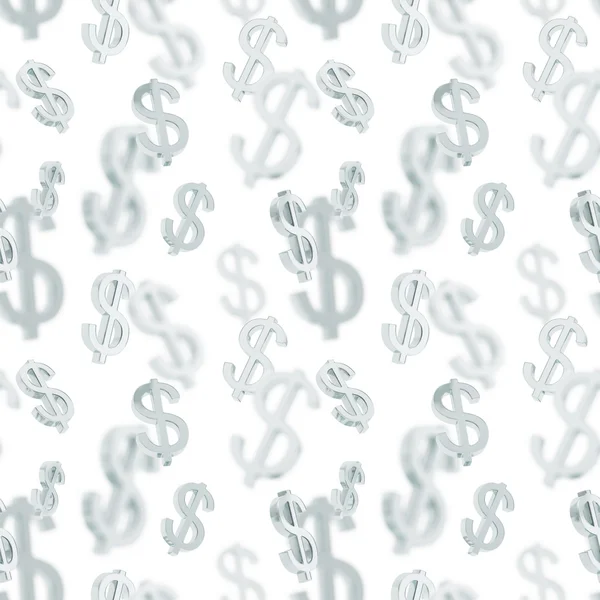 Seamless background made of dollar signs — Stock Photo, Image