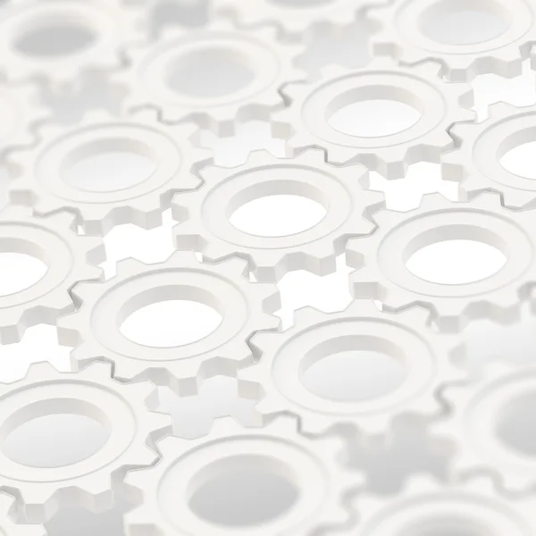 Колесо белого шестерни абстрактная фоновая композиция с неглубокой глубиной резкости — стоковое изображение Колесо передачи абстрактного фона — стоковое фото