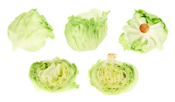 Green cabbage in different foreshortenings — Stock Photo, Image