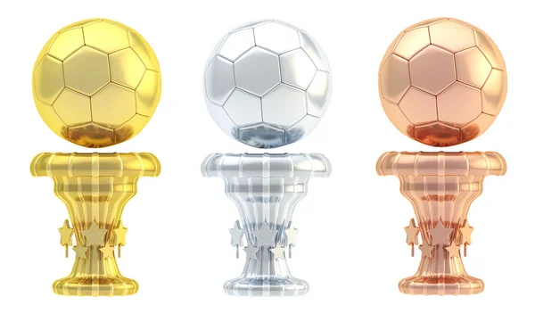 Auszeichnung Fußball-Sport-Pokal — Stockfoto