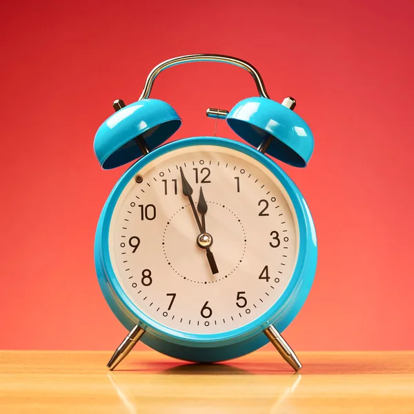 Blue alarm clock — Stock Photo, Image