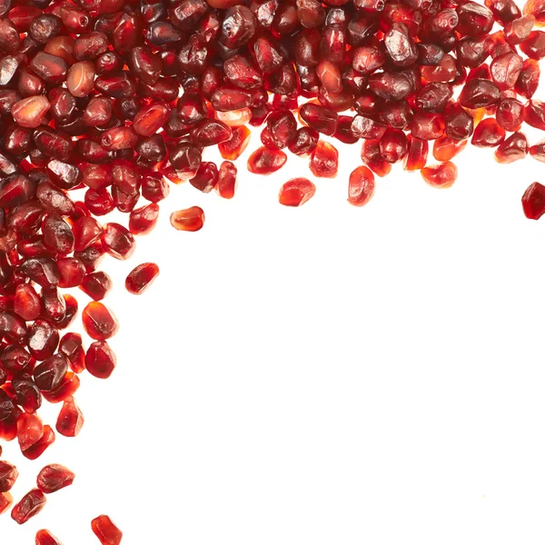 Pomegranate seeds composition — Stock Photo, Image