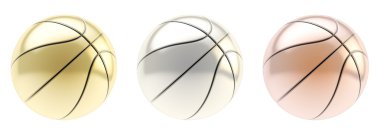 basketbol topu render izole