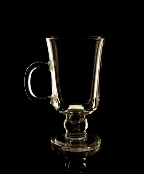 Tea glass in the low-key lighting — Stock Photo, Image