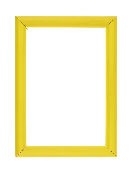 Moldura de foto amarela — Fotografia de Stock