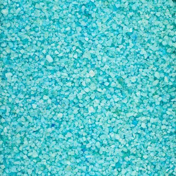 Niebieskie kryształy soli — Zdjęcie stockowe