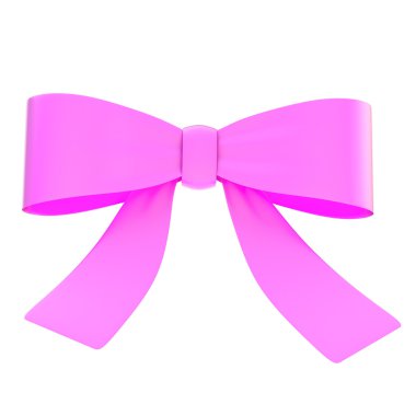 pembe kurdele yay