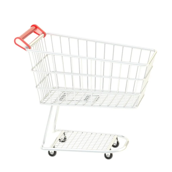 Carrito de compras de metal —  Fotos de Stock