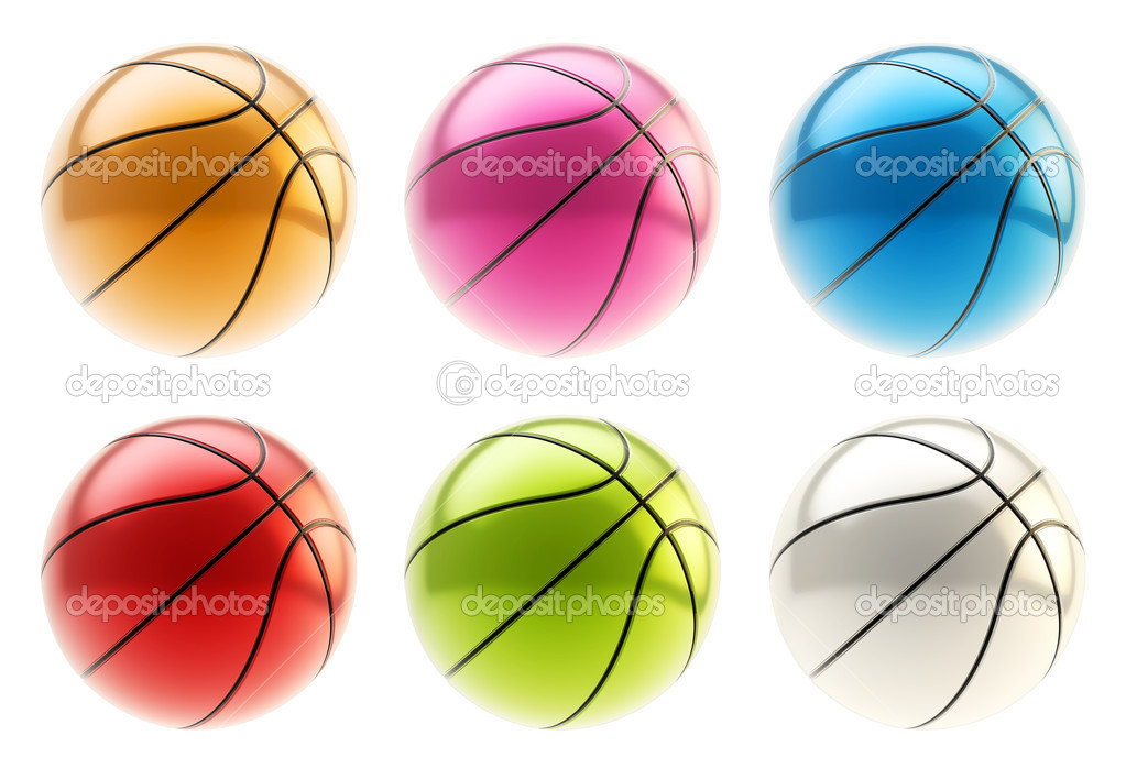 Basketball balls ⬇ Stock Photo, Image by © exopixel 47498355