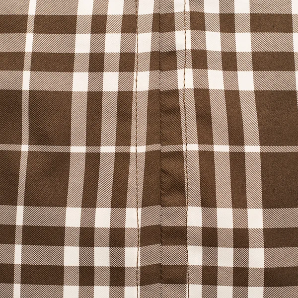 Plaid fabric cloth fragment — Stock Photo, Image