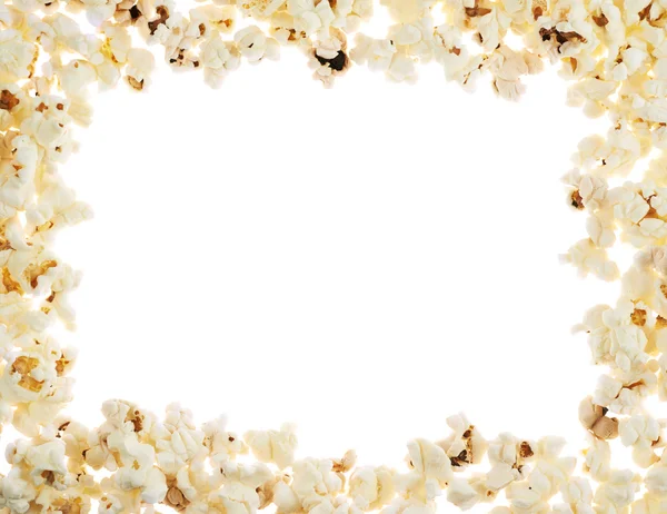 Frame made of popcorn — Stock Photo, Image