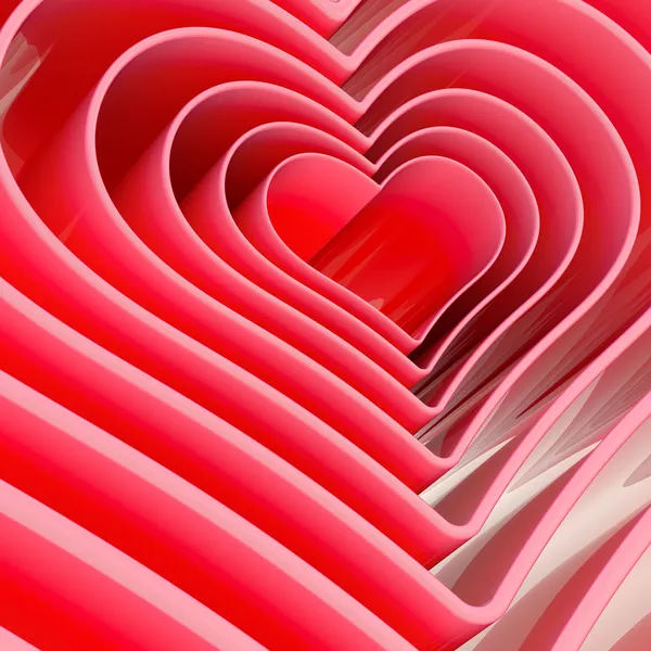 心臓形状図の抽象的な背景 — ストック写真