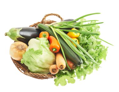 farklı sebze sepeti