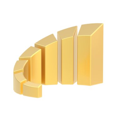 çubuk grafik grafik izole büyüyen