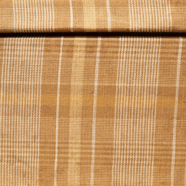 Brown plaid cloth texture — Stock Photo, Image