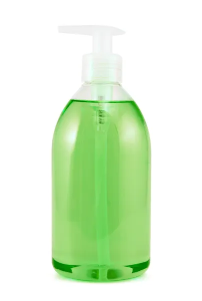 Plastic bottle of liquid soap — Stock Photo, Image
