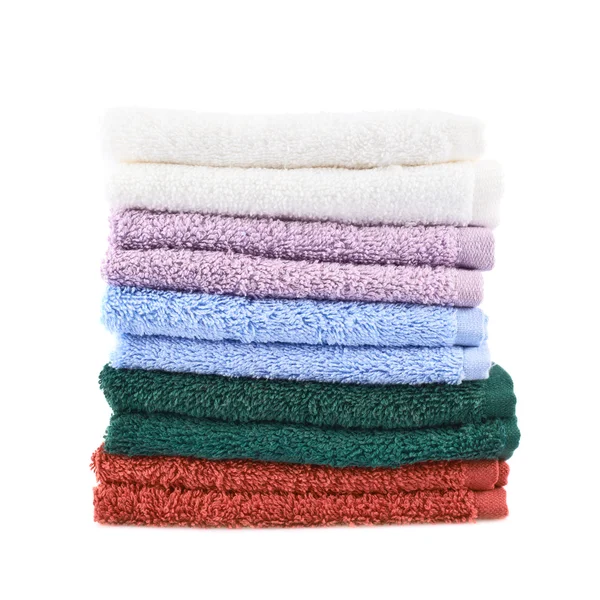 Pilha de toalhas de terry — Fotografia de Stock