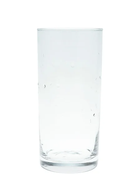 Wysoki pustej szklanki — Zdjęcie stockowe
