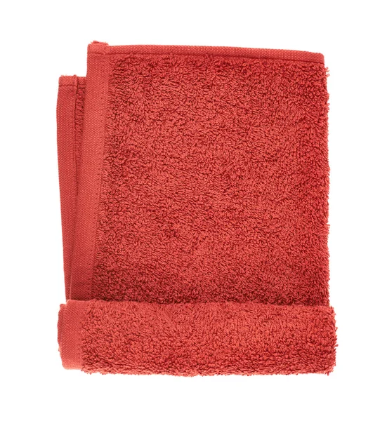 Folded terry towel — Stock Photo, Image