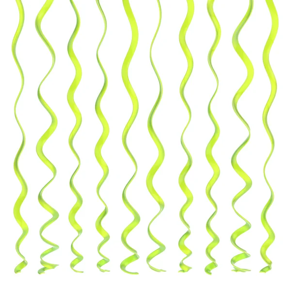 Serpentine ribbons — Stock Photo, Image