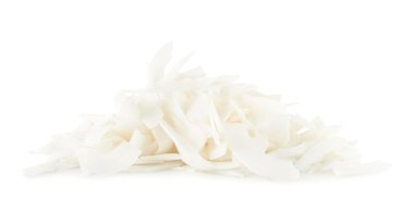 izole Hindistan cevizi 's fişleri yığını