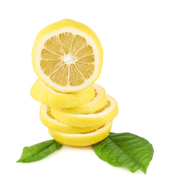 Composizione delle fette di limone — Foto Stock