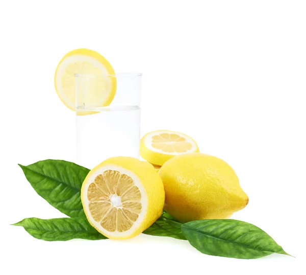 Свіжий склад лимонної води — стокове фото