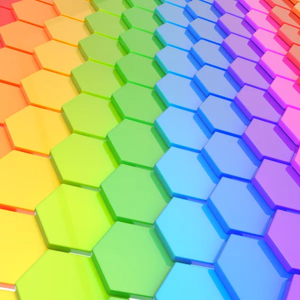 Abstrakt bakgrund hexagon plattan — Stockfoto