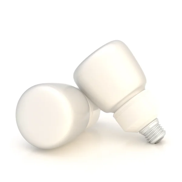 Two light bulb composition — Stock Photo, Image