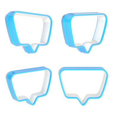 metin baloncuklar kare