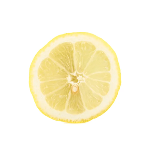 Rebanada redonda de limón — Foto de Stock