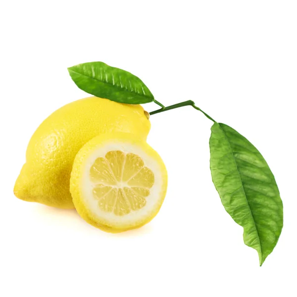 Νωπά φρούτα λεμονιού — Φωτογραφία Αρχείου