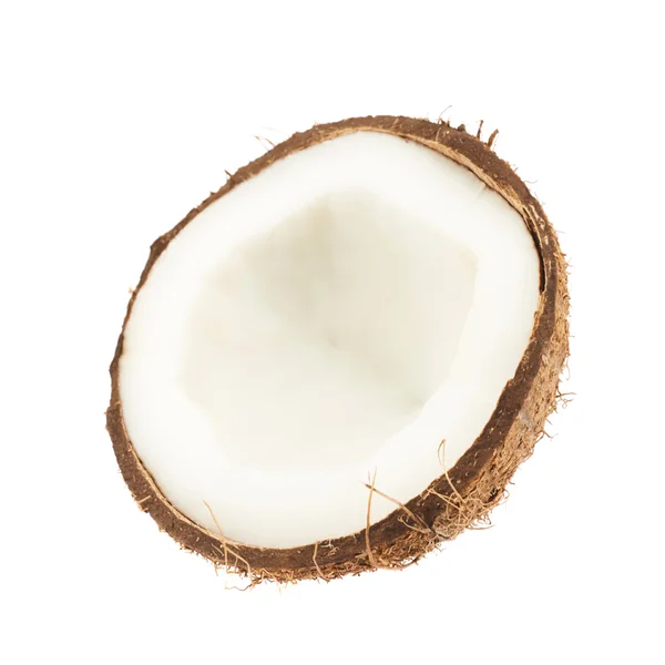 Coconut fruit cut in half — Stock Photo, Image