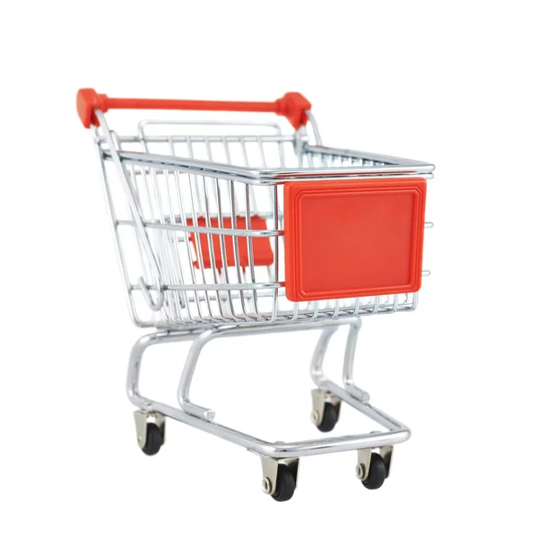 Pequeño carrito de compras — Foto de Stock