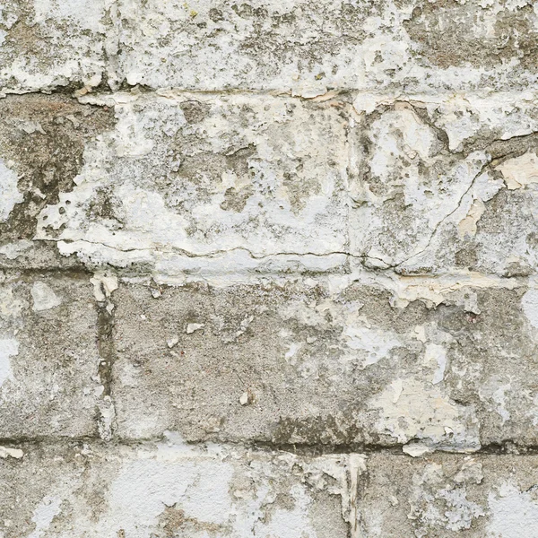 Fragmento de pared de ladrillo blanco viejo —  Fotos de Stock