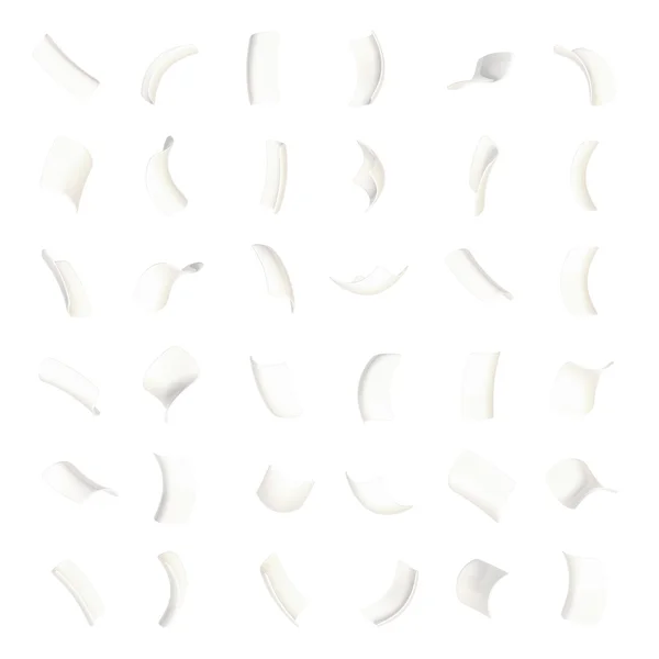 Flocos brilhantes de Confetti — Fotografia de Stock