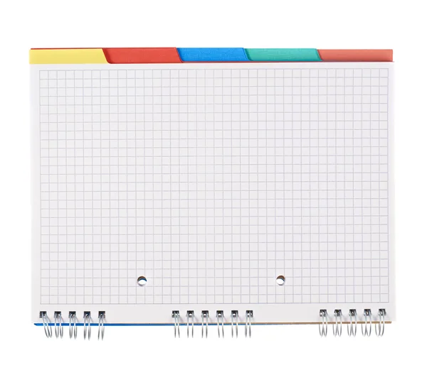 Squared notebook — Stock Photo, Image