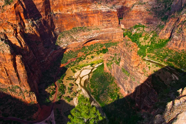 Montaña Red Rock en el Parque Nacional Zion, Utah — Foto de Stock