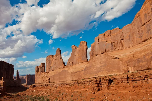 Wspaniały krajobraz n arches national park, utah, Stany Zjednoczone Ameryki — Zdjęcie stockowe