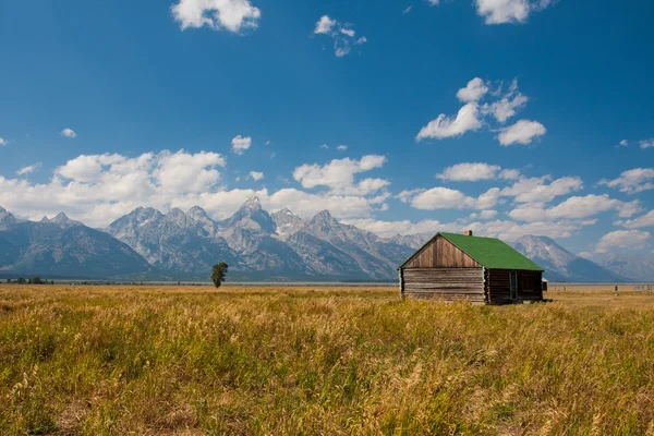 Mormon Row in Grand Teton National Park,USA — Stock Photo, Image