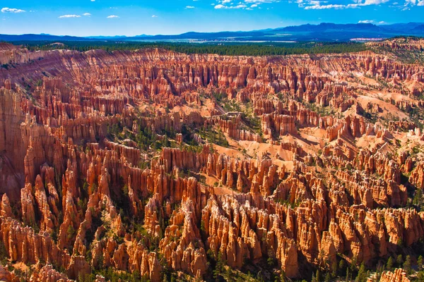 Amphitheater of Hoodoos from Inspiration Point, Bryce Canyon National Park, Utah, USA — Stock Photo, Image