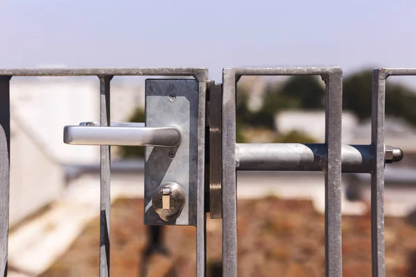Handle Fence Door Lock. Modern Stainless Steel Gate Lock, Door Bolt, Gate Handle Knob