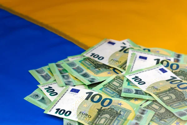Euro Money Help Ukraine. Donate for Support Ukraine. Donation at Ukraine War