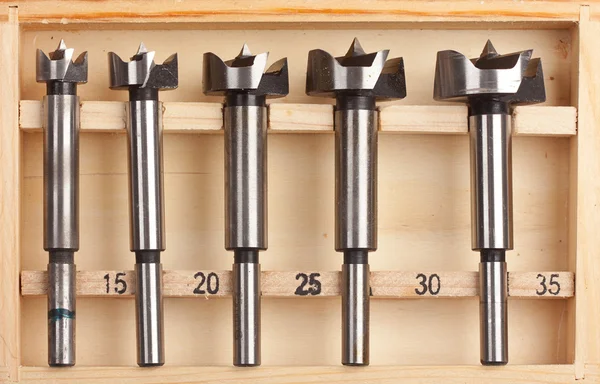 Drill bits Forstner — Stock Photo, Image