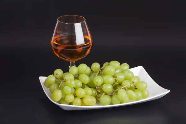 Grape with vine — Stock Photo, Image