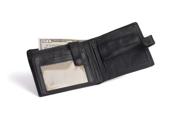 Шкіряний гаманець — стокове фото