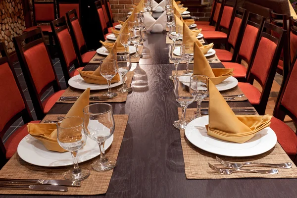 Tavolo decorato — Foto Stock