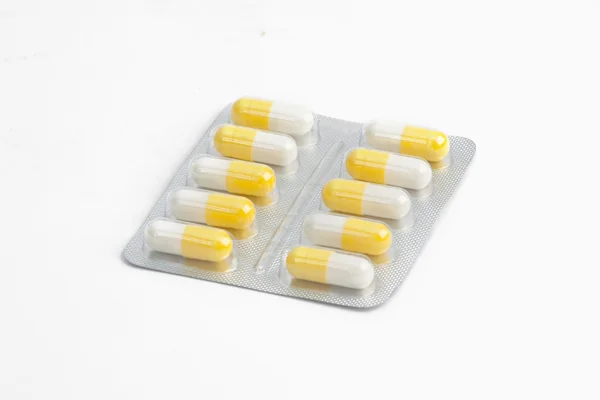 Förpackning tabletter — Stockfoto