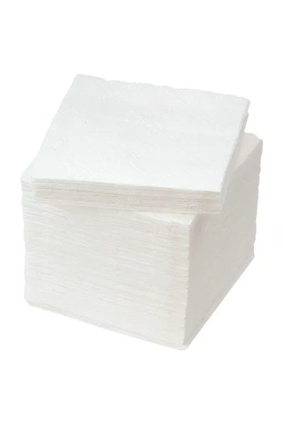 Paper Napkin on white background — Stock Photo, Image