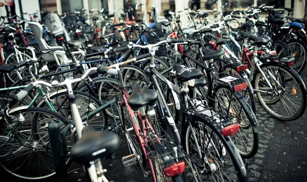 Χώροι στάθμευσης ποδήλατων — Φωτογραφία Αρχείου